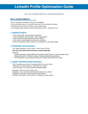 LinkedIn Guide Preview